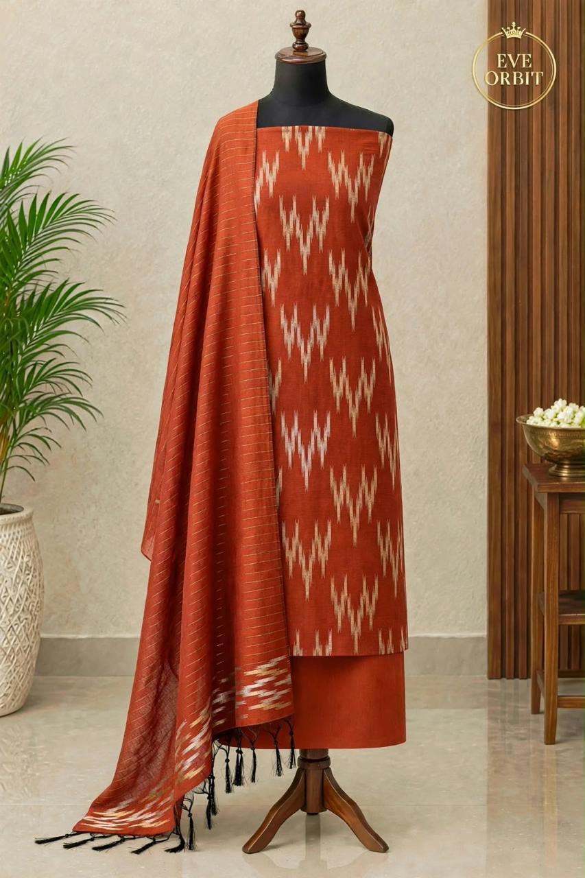 Chanderi Silk Ikkat