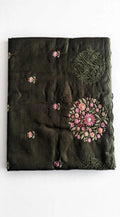 Kotta Doriya Floral Embroidery with Cut Work saree