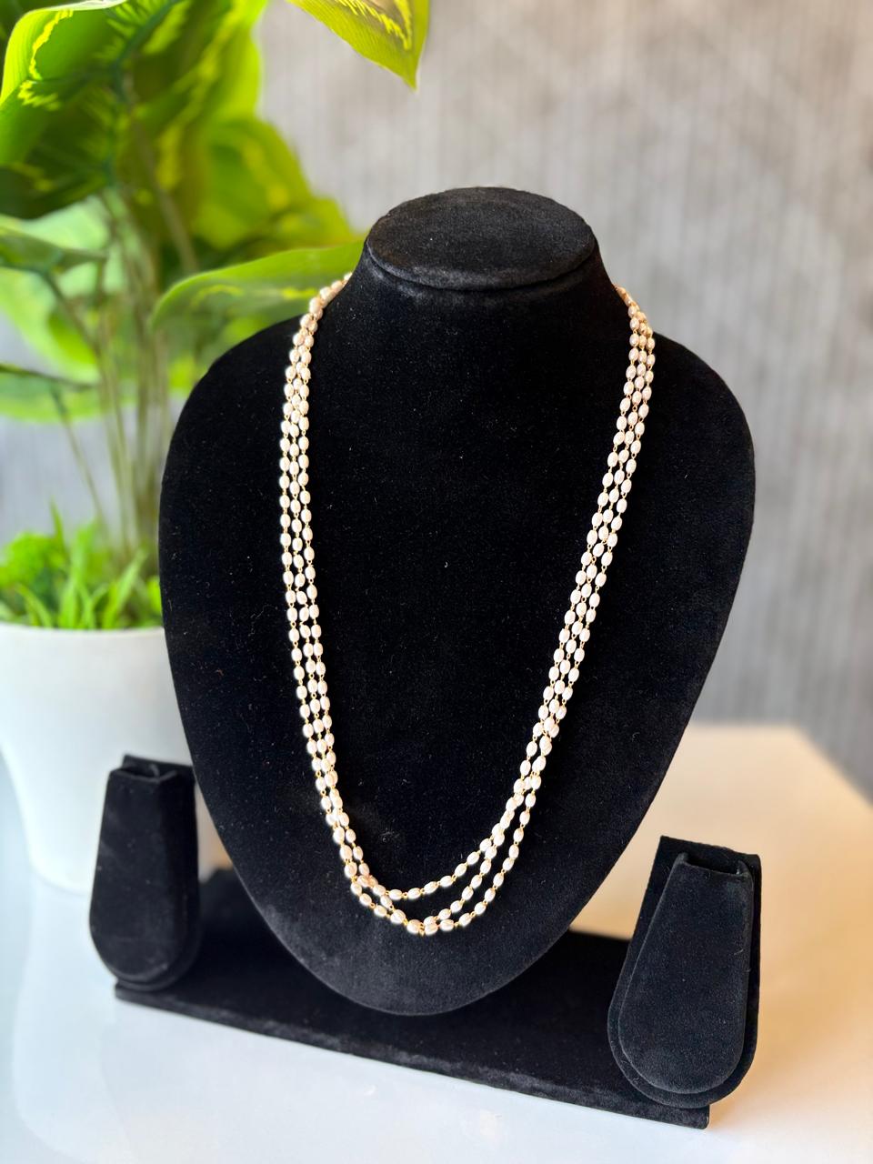 Golden Pearl Elegance Necklace