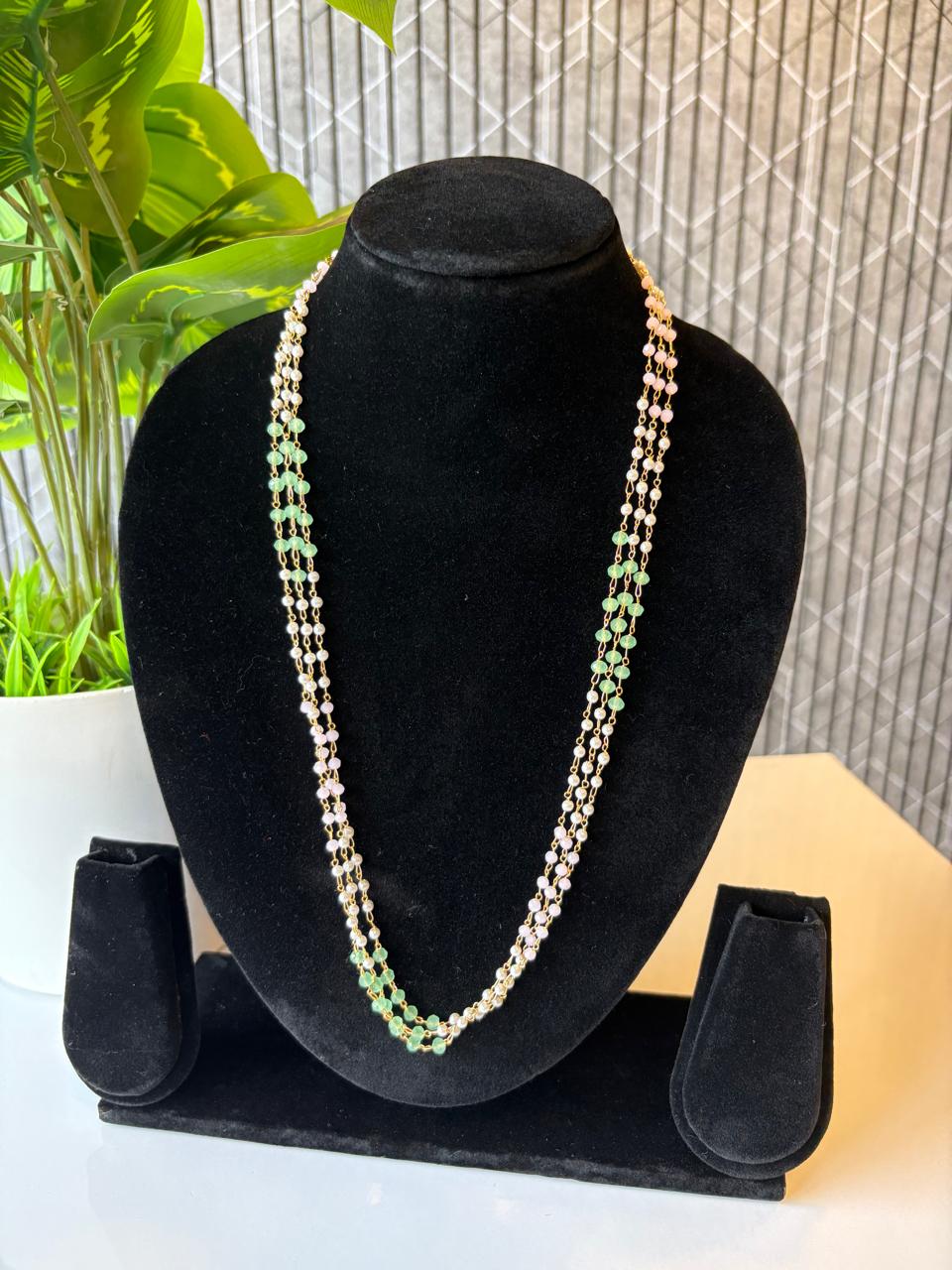 Emerald Heritage Beaded Necklace